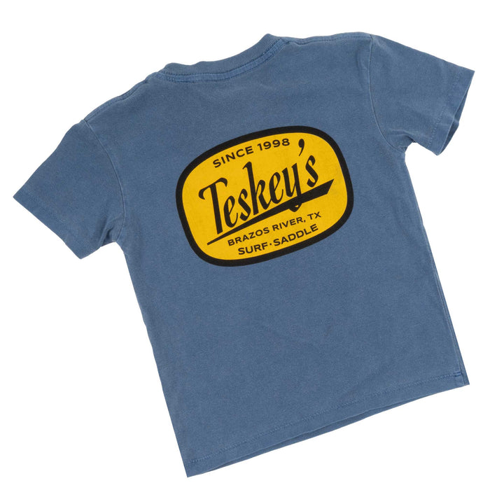 Teskey's Youth Brazos River Tee - Pacific Blue TESKEY'S GEAR - Youth SS Shirts Teskey's