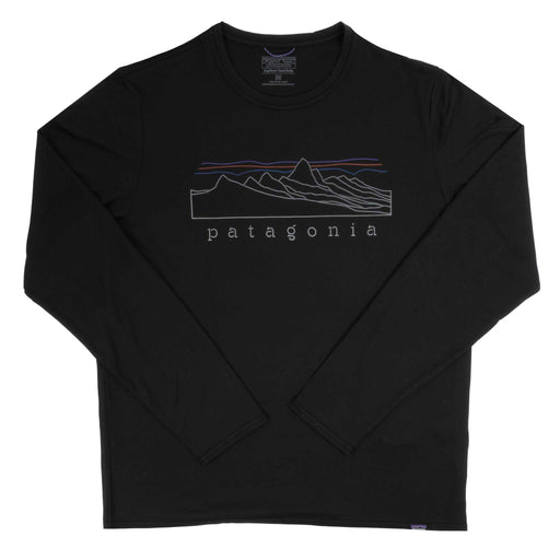 Patagonia Men's Capilene Cool Daily Graphic Tee - Stratapeaks/Black MEN - Clothing - T-Shirts & Tanks Patagonia