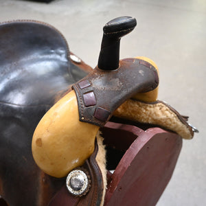 14.5" USED ROO HIDE BARREL SADDLE