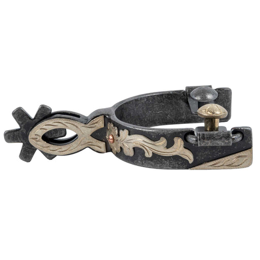 Silver Flourish Youth Spur Tack - Spurs Formay