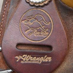 14.5" USED ROO HIDE BARREL SADDLE
