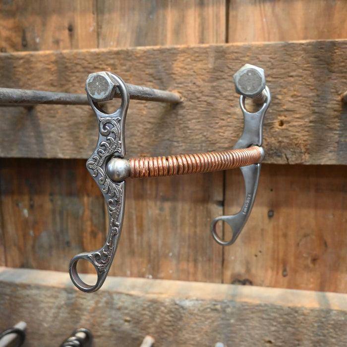 Kamphaus Copper Wrapped Mullen Bit Tack - Bits Kamphaus
