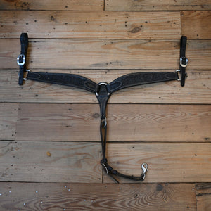 15" USED DHS ROPING SADDLE