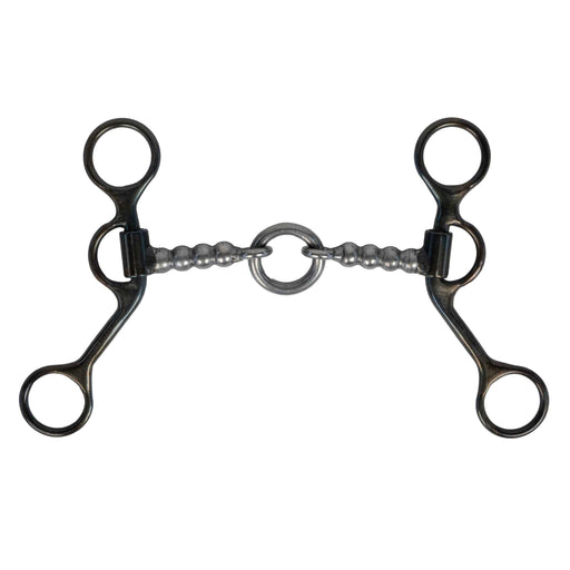 Dutton Ball Lifesaver Bit with Short Shank Swept Back Cheek Tack - Bits Dutton