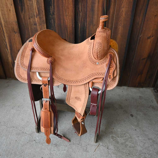16.5" TESKEY'S PRO CUTTER RANCH CUTTER SADDLE Saddles - New Teskey's Saddlery