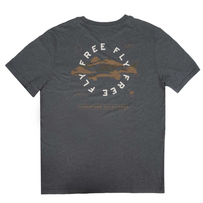 Free Fly Men's Camo Redfish Pocket Tee - Heather Black Sand MEN - Clothing - T-Shirts & Tanks Free Fly Apparel