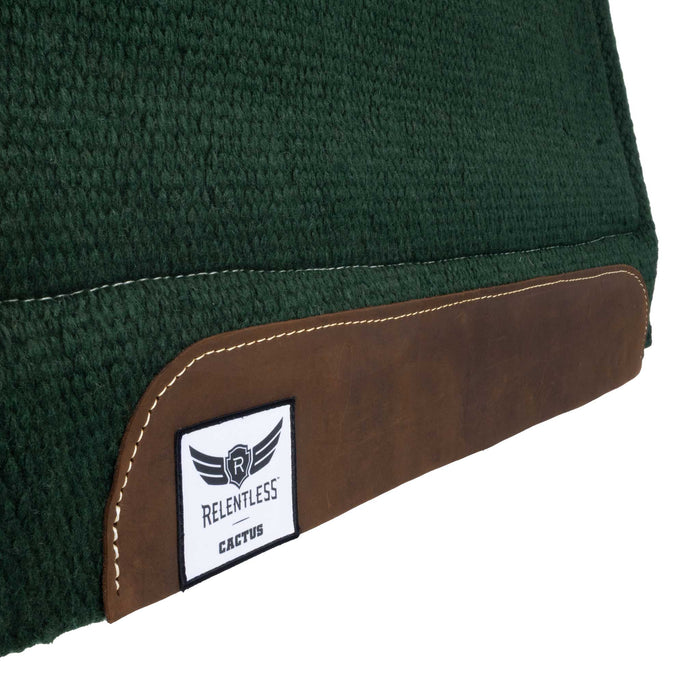 Cactus Relentless Wool Top Pad & Fleece Bottom Tack - Saddle Pads Cactus