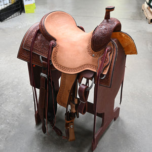 15.5" TESKEY'S PRO CUTTER RANCH CUTTER SADDLE