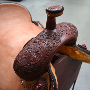 15.5" TESKEY'S PRO CUTTER RANCH CUTTER SADDLE