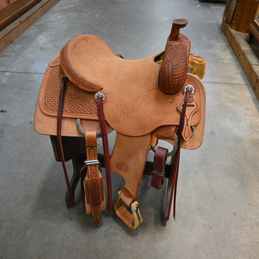 15" TESKEY'S RANCH CUTTER SADDLE Saddles - New Teskey's Saddlery