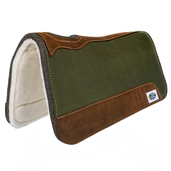 Cactus Saddlery 1" Canvas Work Saddle Pad Tack - Saddle Pads Cactus Green
