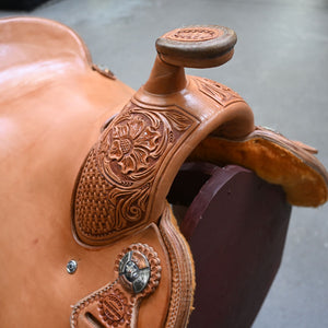 16" TESKEY'S STEER WRESTLING SADDLE
