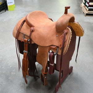 16.5" TESKEY'S PRO CUTTER RANCH CUTTER SADDLE