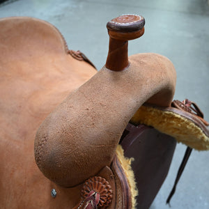 16.5" TESKEY'S PRO CUTTER RANCH CUTTER SADDLE
