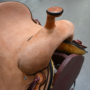 15" TESKEY'S PRO CUTTER RANCH CUTTER SADDLE