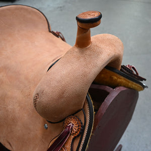 16.5" TESKEY'S PRO CUTTER RANCH CUTTER SADDLE