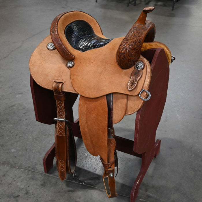 13.5" MARTIN SADDLERY FEARLESS BARREL SADDLE Saddles - New Martin Saddlery