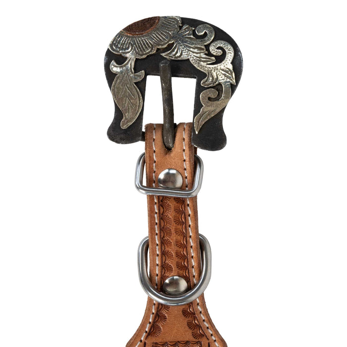 Basket Weave Dog Collar With White Buckstitch Pets - Accessories Teskeys