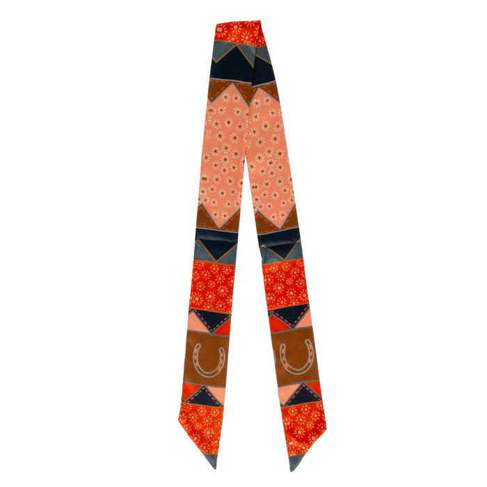 Frontier Bound Quilted Patchwork Twilly Scarf ACCESSORIES - Additional Accessories - Wild Rags & Scarves Tirzah Lane Art