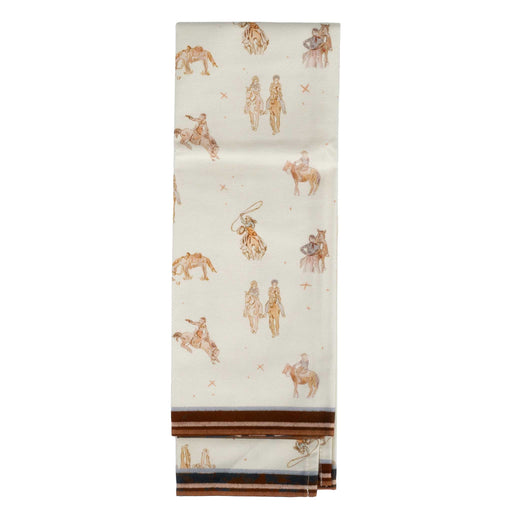 Saddle Club Western Rustic Farmhouse Tea Towel HOME & GIFTS - Tabletop + Kitchen - Kitchen Decor Tirzah Lane Art