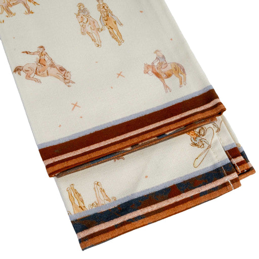 Saddle Club Western Rustic Farmhouse Tea Towel HOME & GIFTS - Tabletop + Kitchen - Kitchen Decor Tirzah Lane Art
