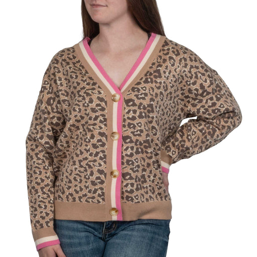 Leopard Cardigan WOMEN - Clothing - Sweaters & Cardigans Entro