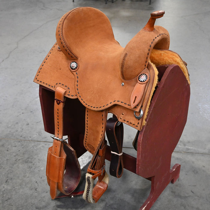 13.5" TESKEY'S BARREL SADDLE Saddles - New Teskey's Saddlery