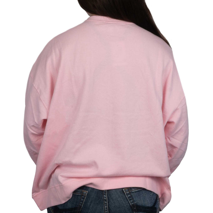 Mud Pie Women's Holiday Sparkle Sweatshirt - Blush WOMEN - Clothing - Pullovers & Hoodies Mud Pie