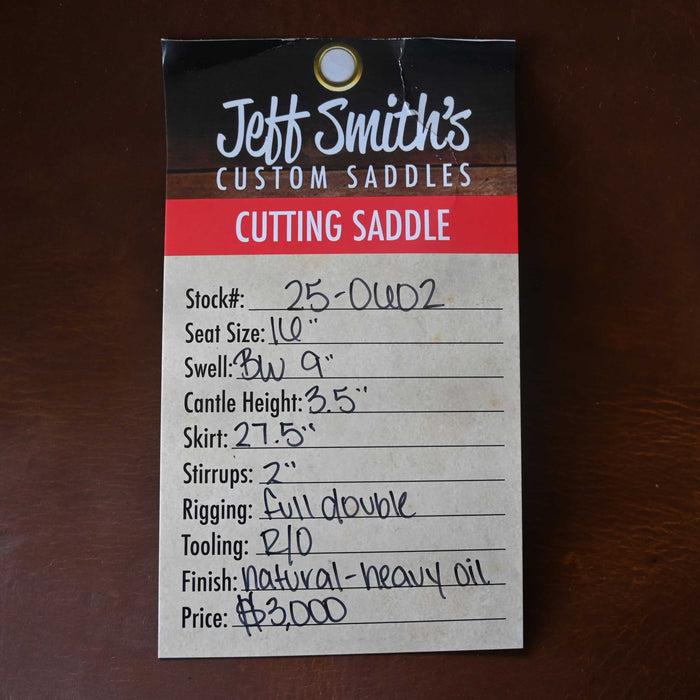 16" JEFF SMITH BUSTER WELCH CUTTING SADDLE Saddles - New Jeff Smith