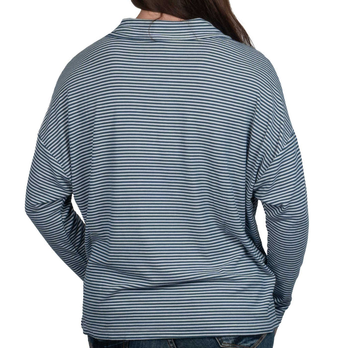 Dylan Stripe Zip Pullover WOMEN - Clothing - Pullovers & Hoodies Dylan