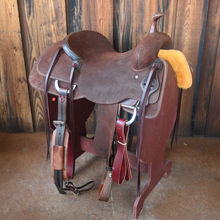 16.5" JEFF SMITH BUSTER WELCH CUTTING SADDLE Saddles - New Jeff Smith