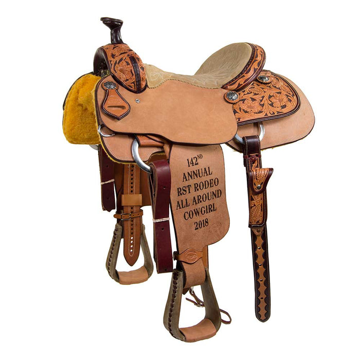 Teskey's Trophy Team Roper Saddle #50 Customs & Awards - Saddles Trophy