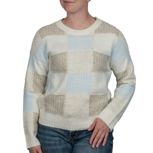 Flag & Anthem Women's Rainelle Patchwork Crewneck Sweater WOMEN - Clothing - Sweaters & Cardigans Flag And Anthem