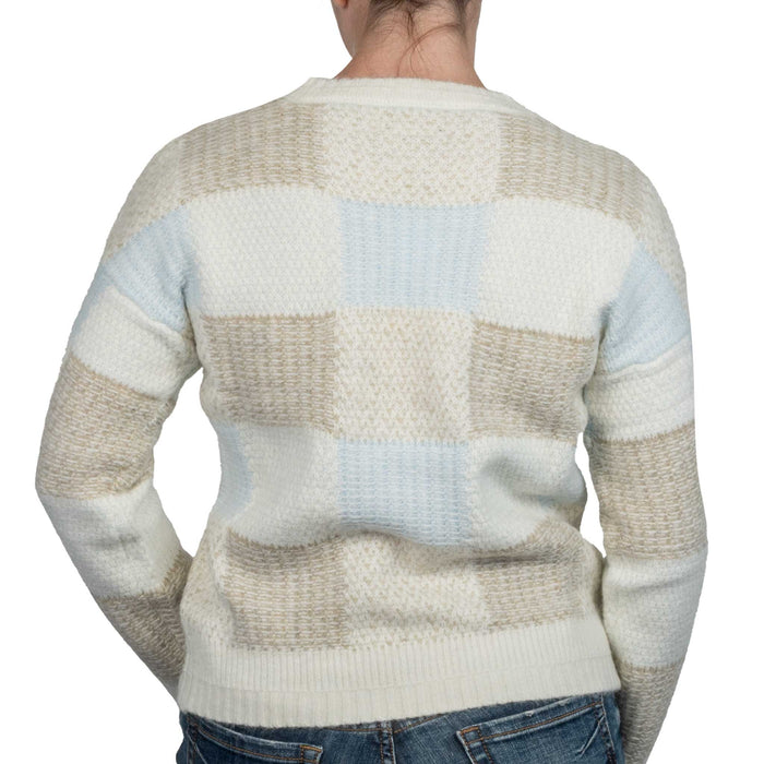 Flag & Anthem Women's Rainelle Patchwork Crewneck Sweater WOMEN - Clothing - Sweaters & Cardigans Flag And Anthem