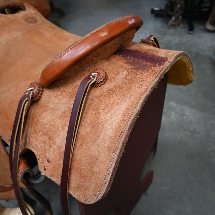 15.5" DEMO COWPUNCHER RANCH SADDLE Saddles - Used Cowpuncher