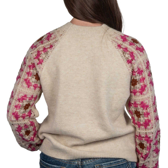 Dylan Amelia Crochet Sweater WOMEN - Clothing - Sweaters & Cardigans Dylan