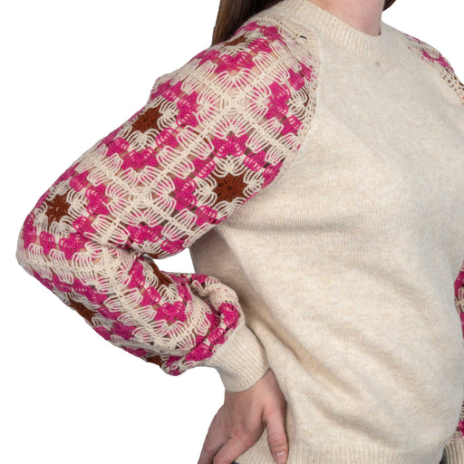 Dylan Amelia Crochet Sweater WOMEN - Clothing - Sweaters & Cardigans Dylan