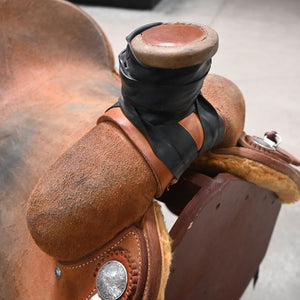 14.5" USED SLONE ROPING SADDLE