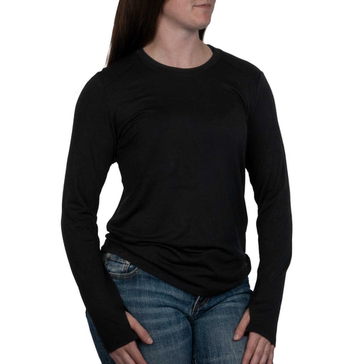 Free Fly Women's Bamboo Shade II Top - Black WOMEN - Clothing - Tops - Long Sleeved Free Fly Apparel