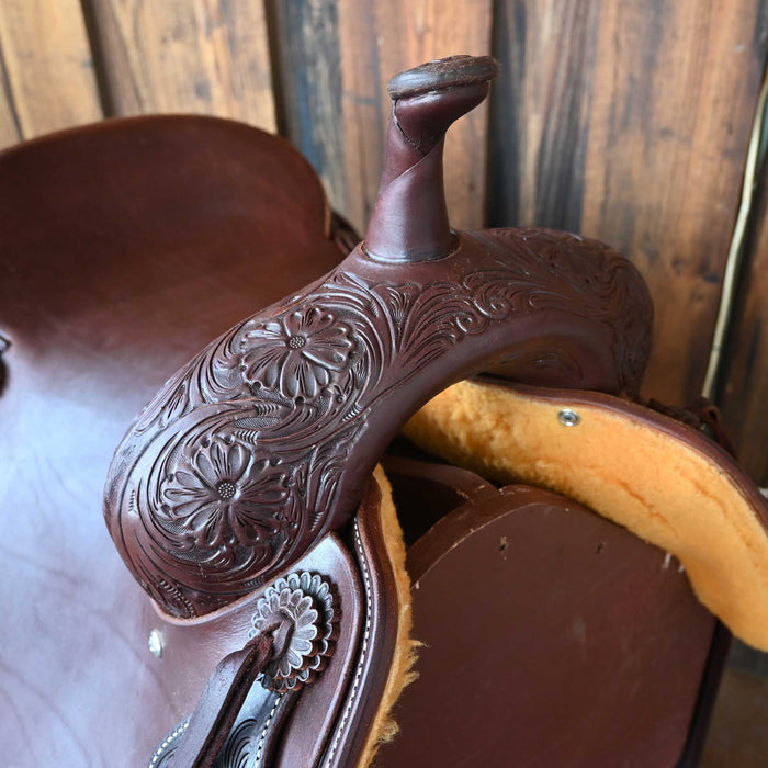 16.5" JEFF SMITH BUSTER WELCH CUTTING SADDLE Saddles - New Jeff Smith