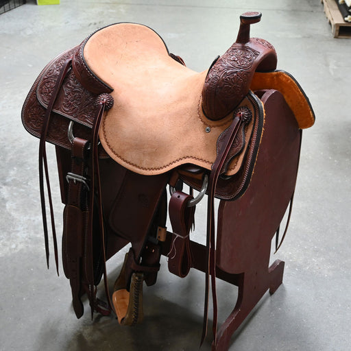 16.5" TESKEY'S PRO CUTTER RANCH CUTTER SADDLE Saddles - New Teskey's Saddlery