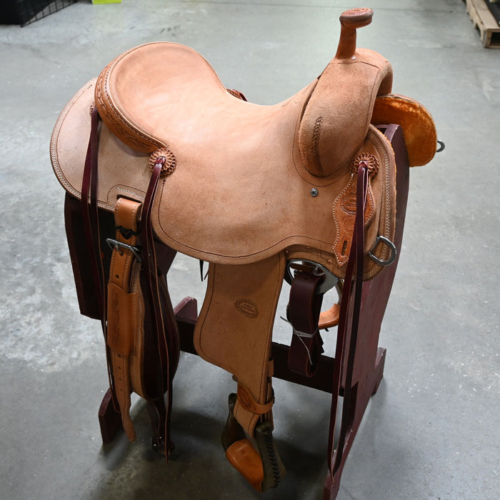 16" TESKEY'S PRO CUTTER RANCH CUTTER SADDLE Saddles - New Teskey's Saddlery