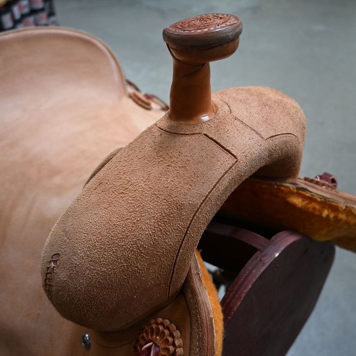 16" TESKEY'S PRO CUTTER RANCH CUTTER SADDLE Saddles - New Teskey's Saddlery