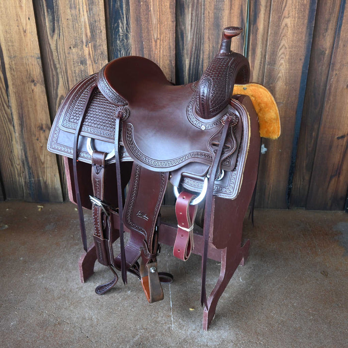 14.5" JEFF SMITH BUSTER WELCH RANCH CUTTER SADDLE Saddles - New Jeff Smith