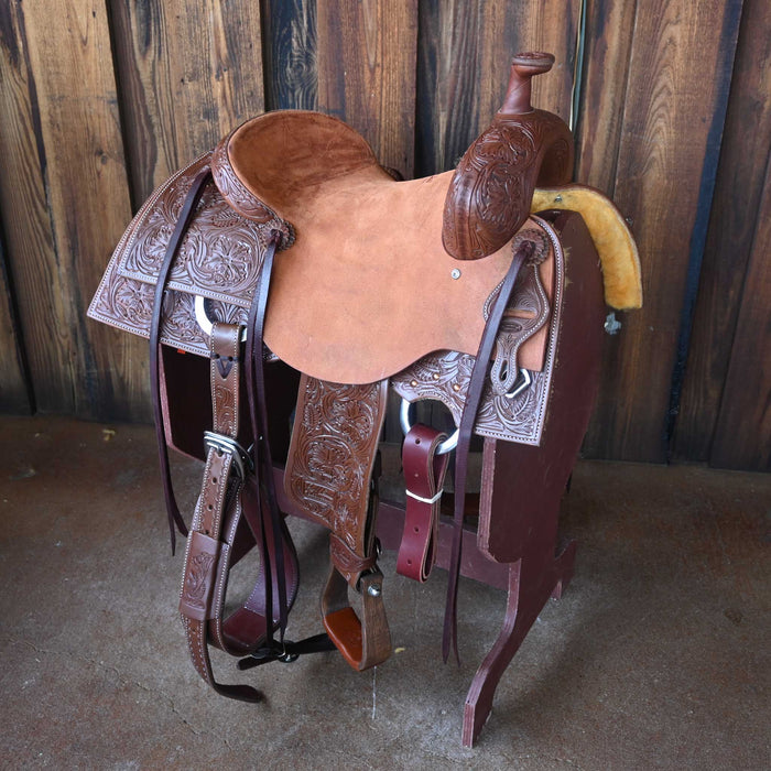 15" JEFF SMITH BUSTER WELCH RANCH CUTTER SADDLE Saddles - New Jeff Smith