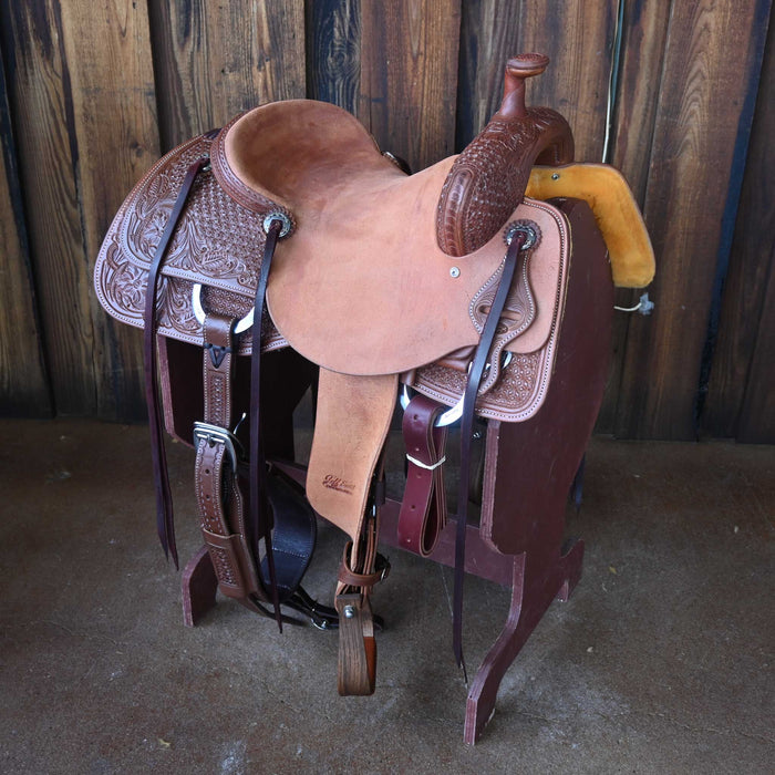 15" JEFF SMITH BEAU GALYEAN RANCH CUTTER SADDLE Saddles - New Jeff Smith
