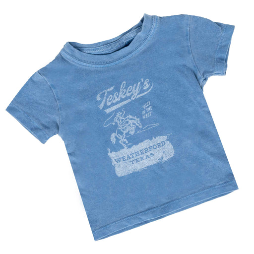 Teskey's Youth Bronco Tee - Pacific Blue TESKEY'S GEAR - Youth SS Shirts Teskey's