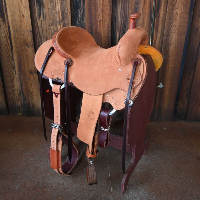15.5" JEFF SMITH BUSTER WELCH RANCH CUTTER SADDLE Saddles - New Jeff Smith