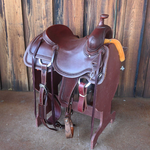 15.5" JEFF SMITH BUSTER WELCH RANCH CUTTER SADDLE Saddles - New Jeff Smith