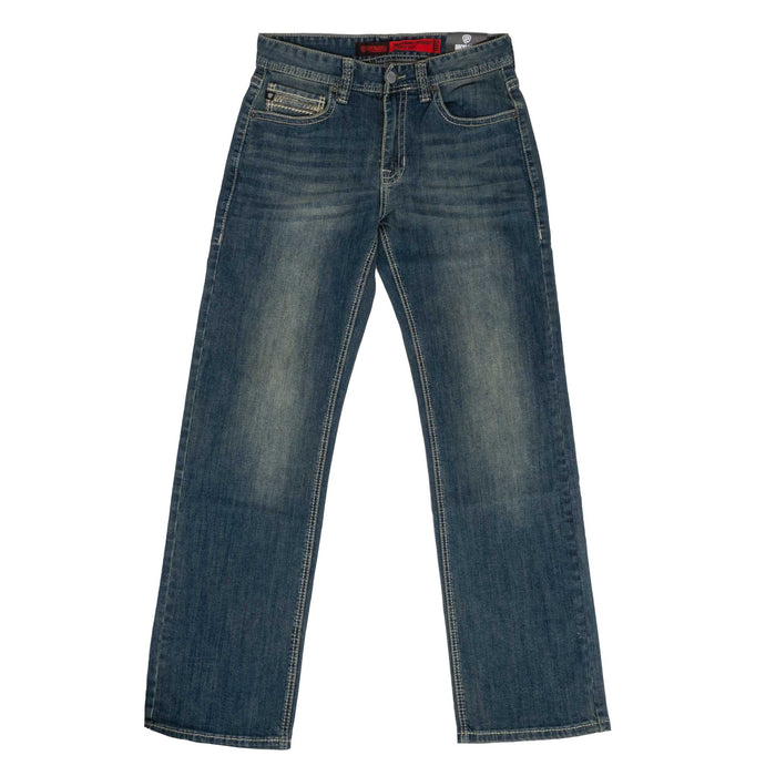 Rock & Roll Denim Men's Straight Embroidered Double Barrel Jean MEN - Clothing - Jeans Panhandle